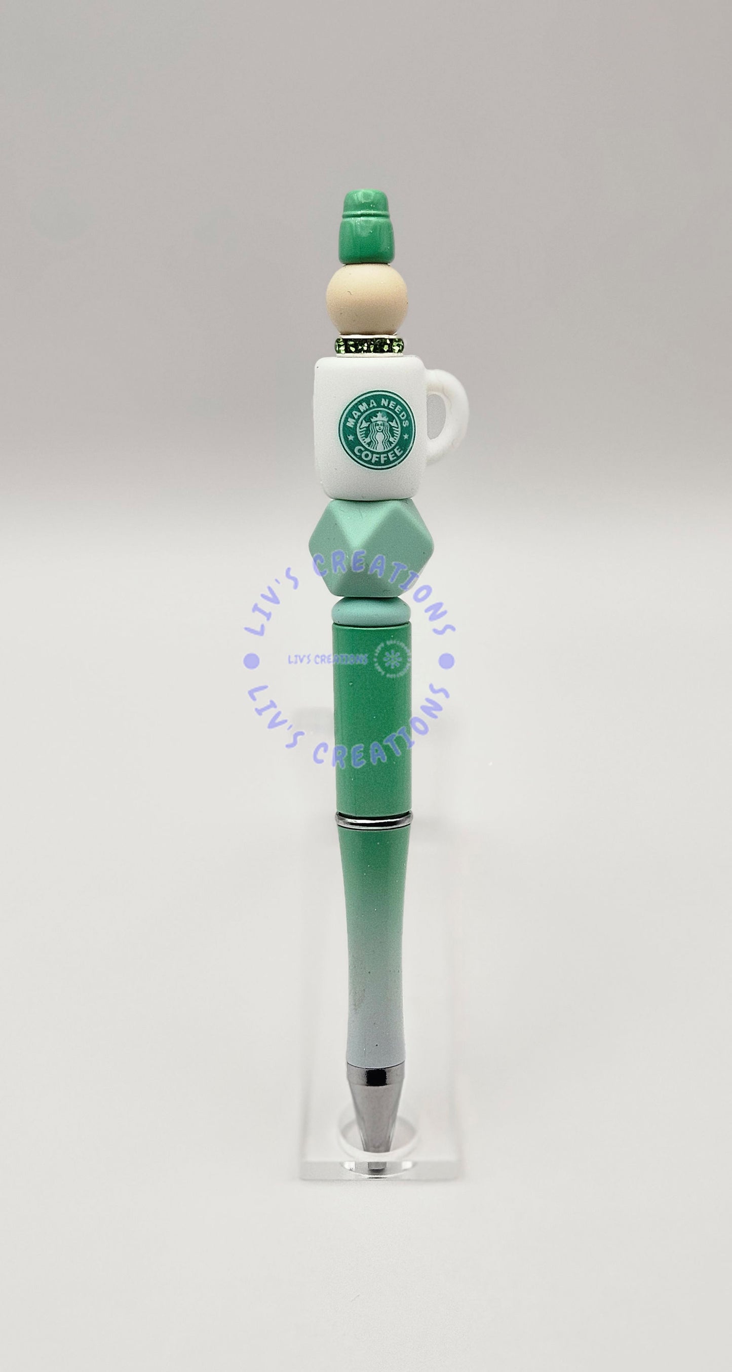 Green Logo Mama Needs Coffee