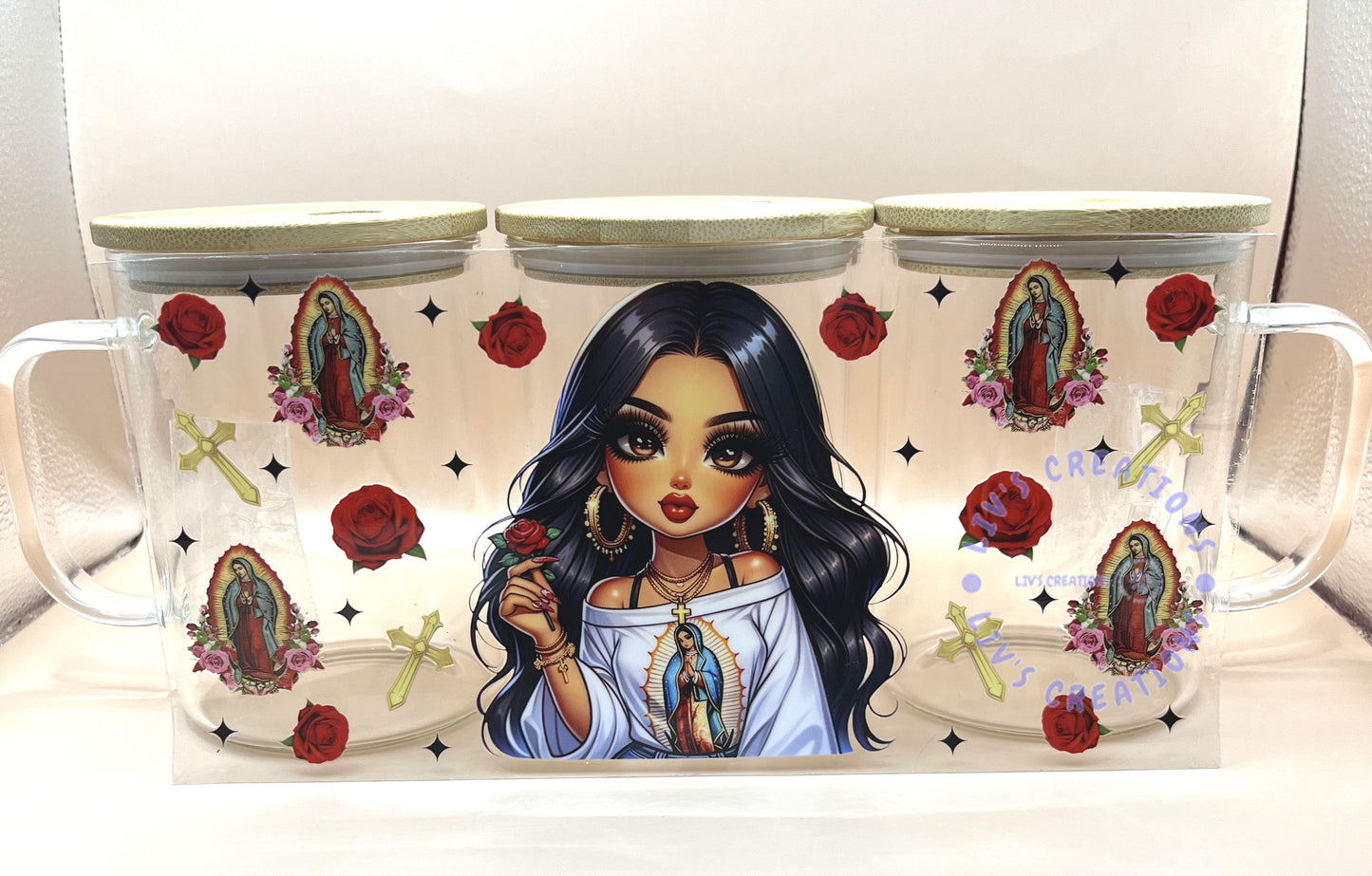 Girl with Virgen